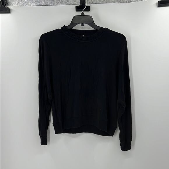Splendid Collection Long Sleeve Crewneck Top - Black - Medium - NWOT - Picture 1 of 6